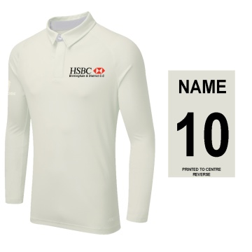 HSBC DUAL LONG SLEEVE CRICKET SHIRT (WOMENS)-Ivory