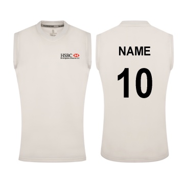 HSBC BLAST SLEEVELESS WOMENS SWEATER-Ivory